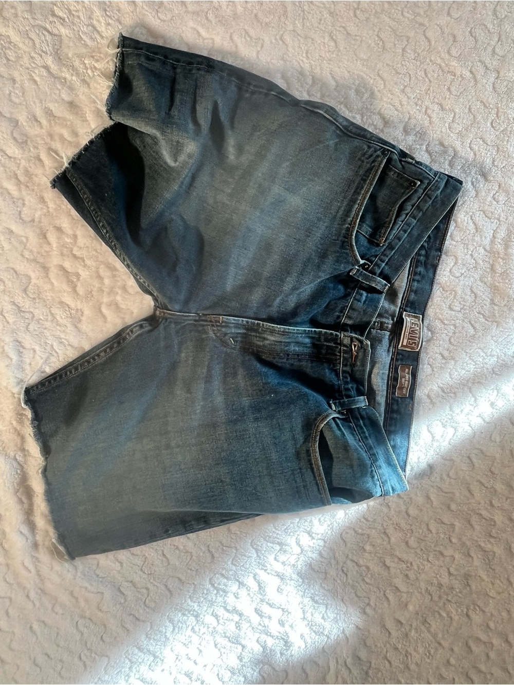 Levi's Blue Denim cut off  Shorts